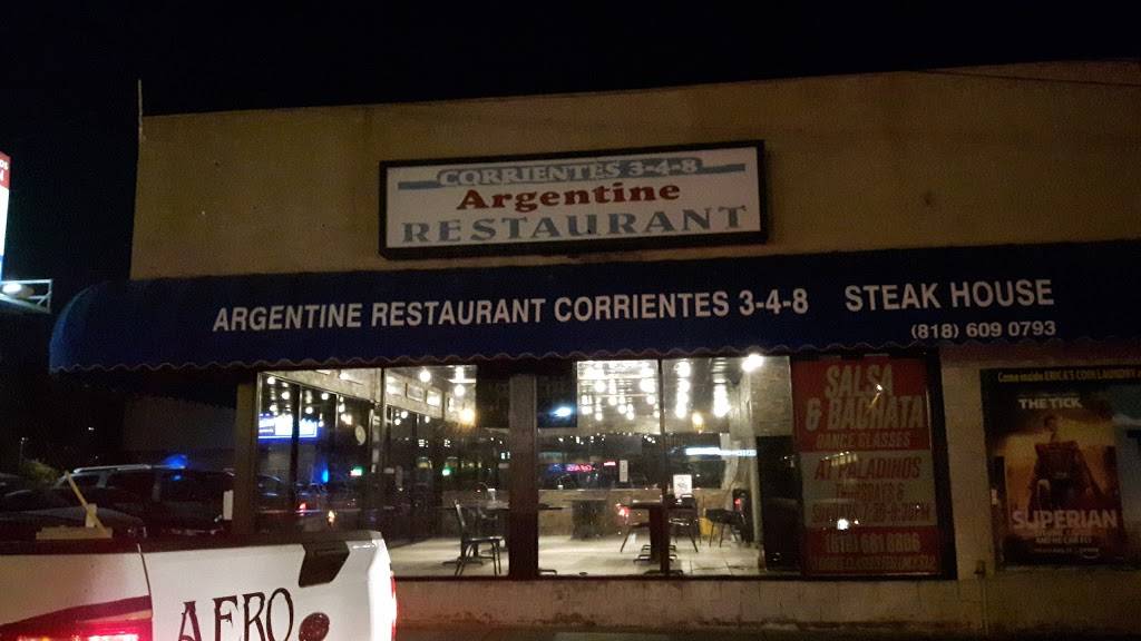 Corrientes 348 Argentine Restaurant | restaurant | 6113 Reseda Blvd, Tarzana, CA 91335, USA | 8189434473 OR +1 818-943-4473