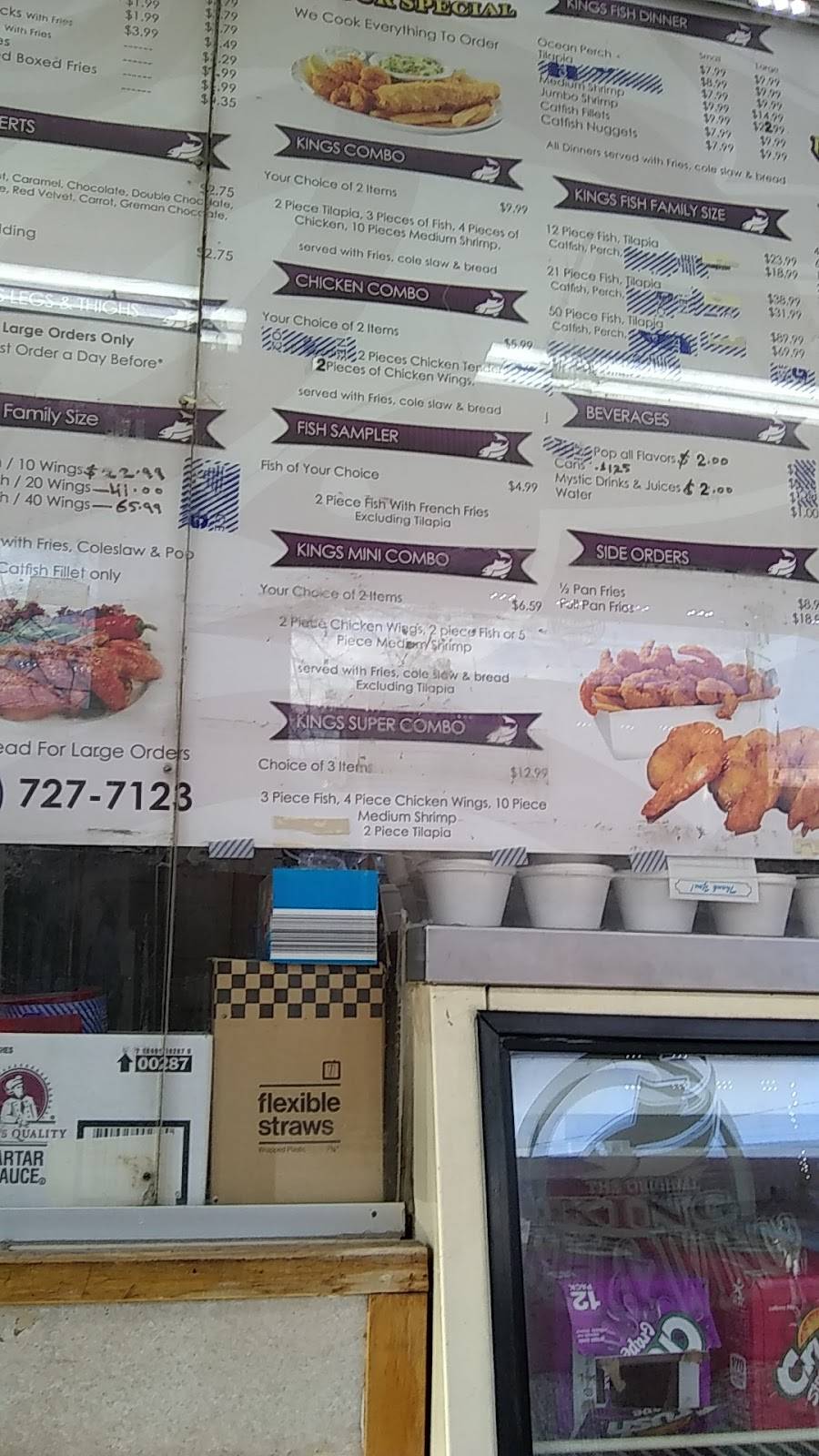 King Fish & Wings | restaurant | 703 E Jackson St, Joliet, IL 60432, USA | 8157277123 OR +1 815-727-7123