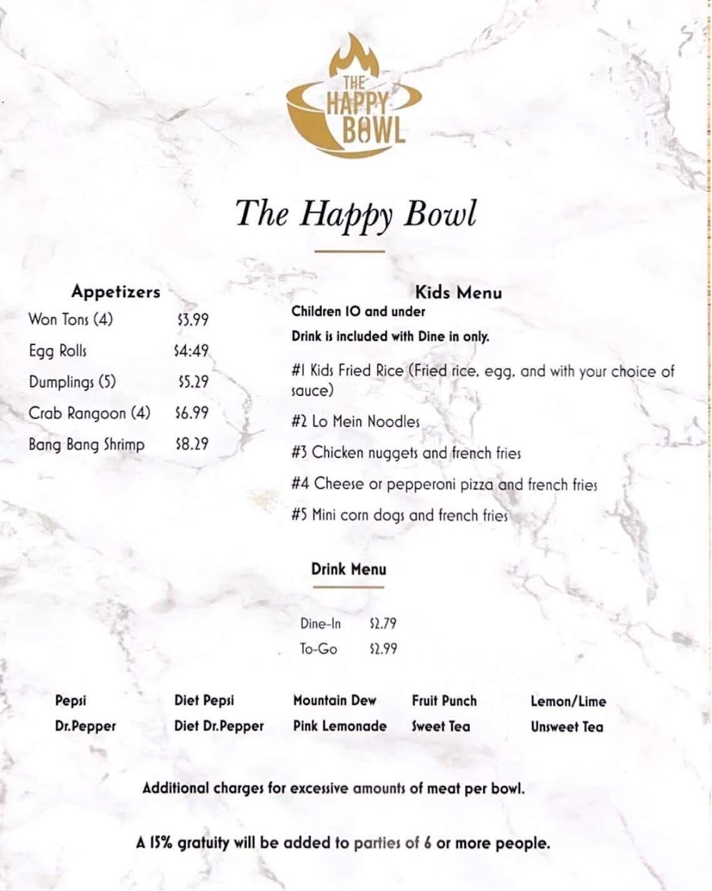 The Happy Bowl | restaurant | 700 S Lincoln Ave, Star City, AR 71667, USA | 8706283371 OR +1 870-628-3371