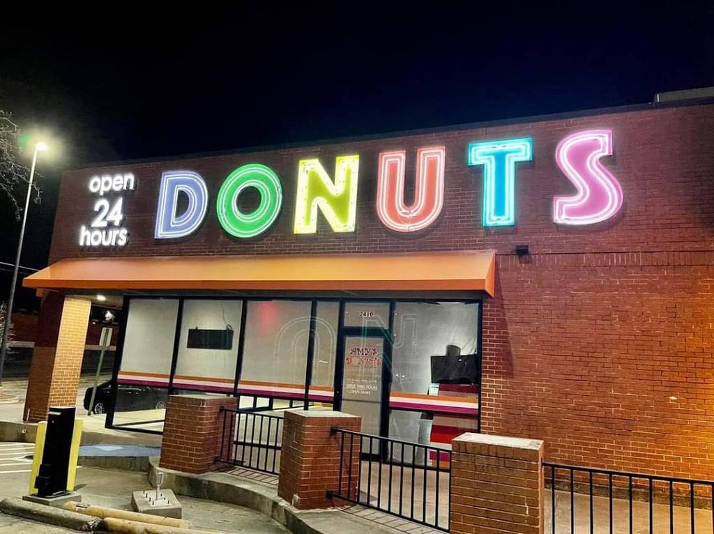 Amys Donuts | restaurant | 2410 I-35 Frontage Rd, Denton, TX 76205, USA | 9404350719 OR +1 940-435-0719