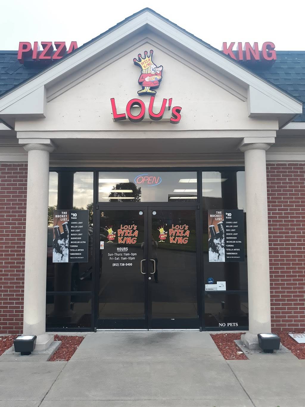 Old Capital Pizza King | restaurant | 2370 Landmark Way NE Unit 101, Corydon, IN 47112, USA | 8127385400 OR +1 812-738-5400