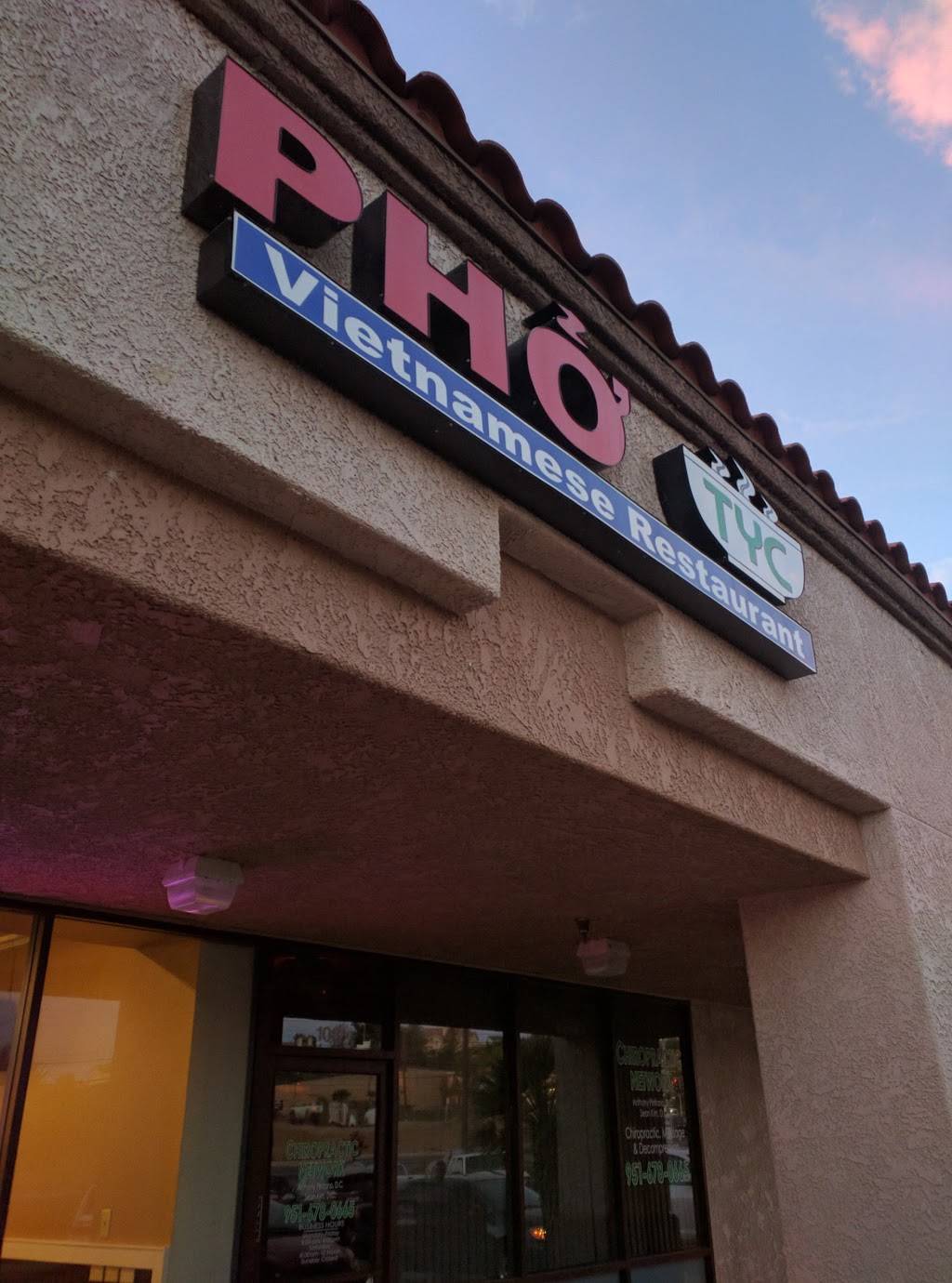 Pho TYC | restaurant | 32475 Clinton Keith Rd # 107, Wildomar, CA 92595, USA | 9516091636 OR +1 951-609-1636