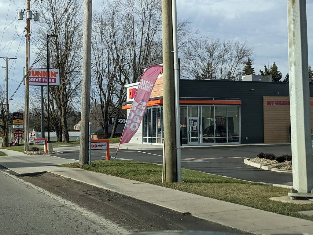 Dunkin | bakery | 568 W Marion Rd, Mt Gilead, OH 43338, USA | 4197517144 OR +1 419-751-7144