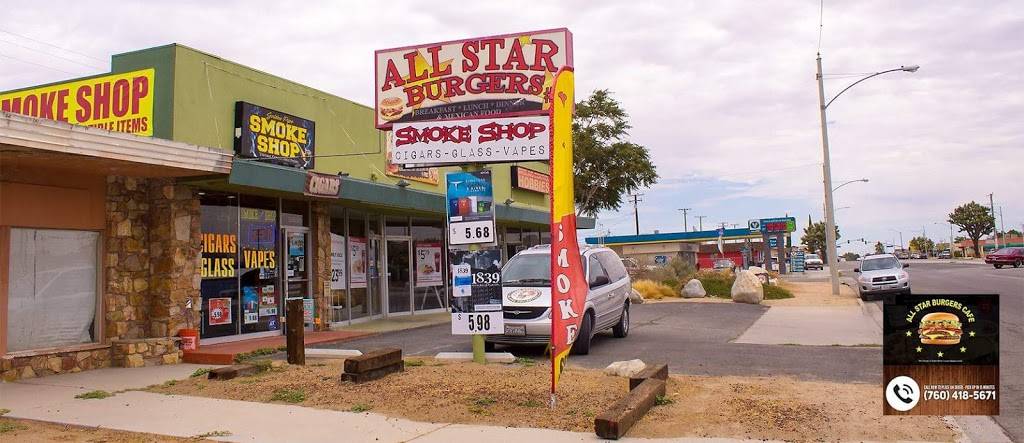 All Star Burgers Cafe - Yucca Valley | restaurant | 55692 Twentynine Palms Highway, Yucca Valley, CA 92284, USA | 7604185671 OR +1 760-418-5671