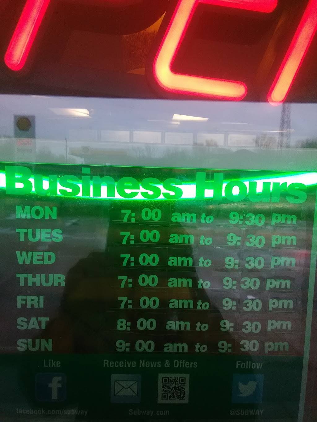 Subway | restaurant | 33 Campground Dr, Coldwater, MS 38618, USA | 6626225907 OR +1 662-622-5907