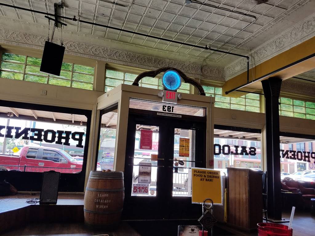 Phoenix Saloon | restaurant | 193 W San Antonio St, New Braunfels, TX 78130, USA | 8306431400 OR +1 830-643-1400