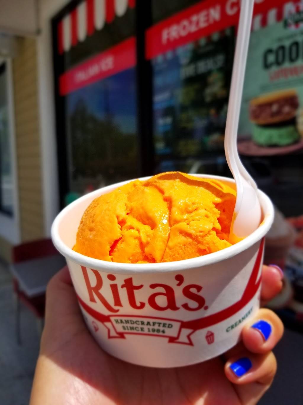 Ritas Italian Ice & Frozen Custard | restaurant | 649 W Imperial Hwy Suite J, Brea, CA 92821, USA | 7147846786 OR +1 714-784-6786
