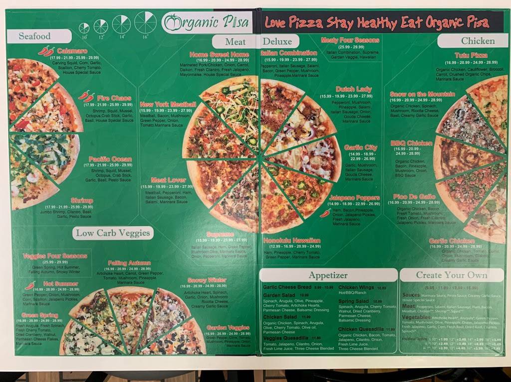 Organic Pisa | meal delivery | 106 Dempsey Rd, Milpitas, CA 95035, USA | 4089068000 OR +1 408-906-8000