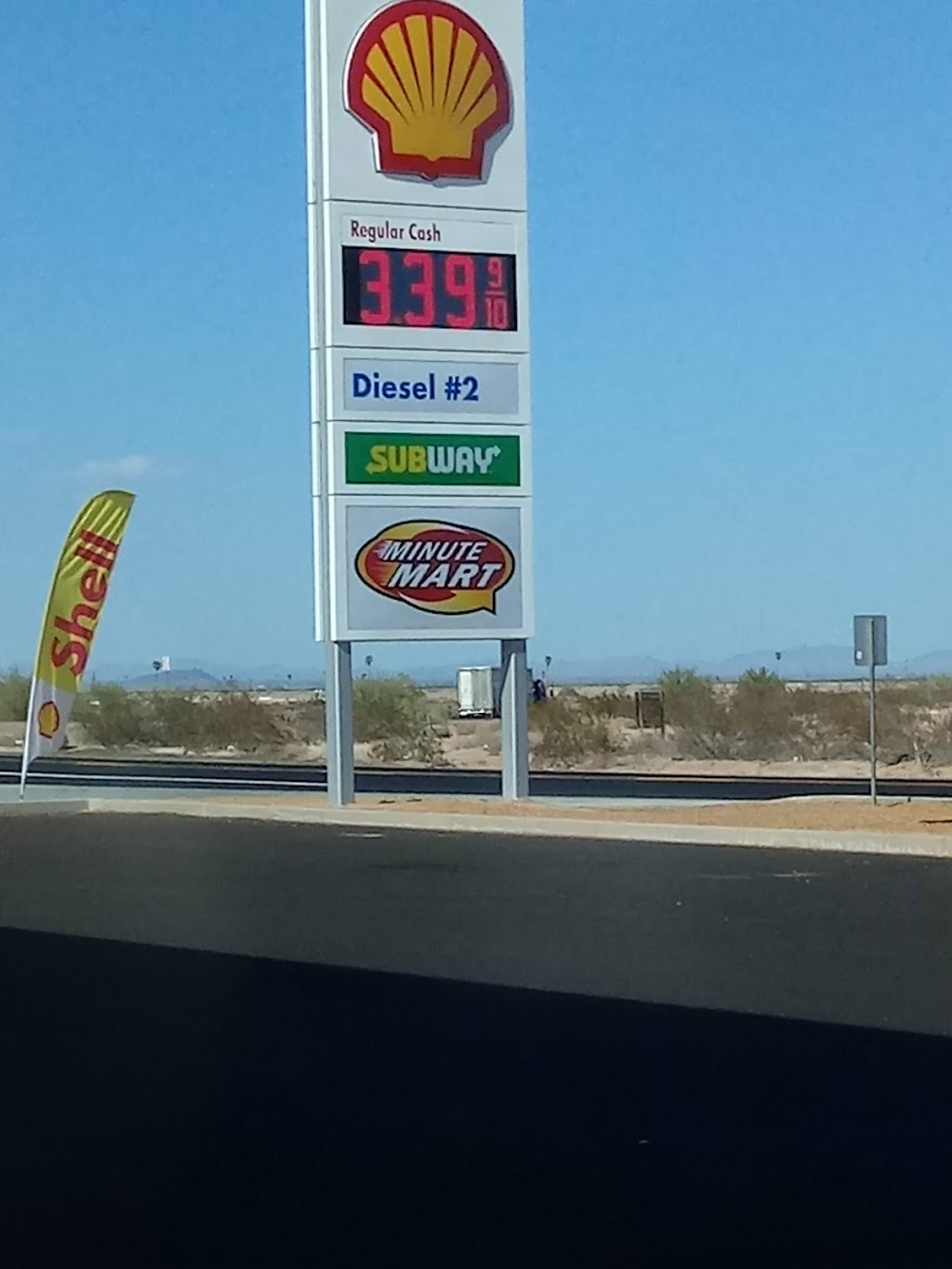 Shell | restaurant | 9250 S Ave 40E, Tacna, AZ 85352, USA | 9282395764 OR +1 928-239-5764