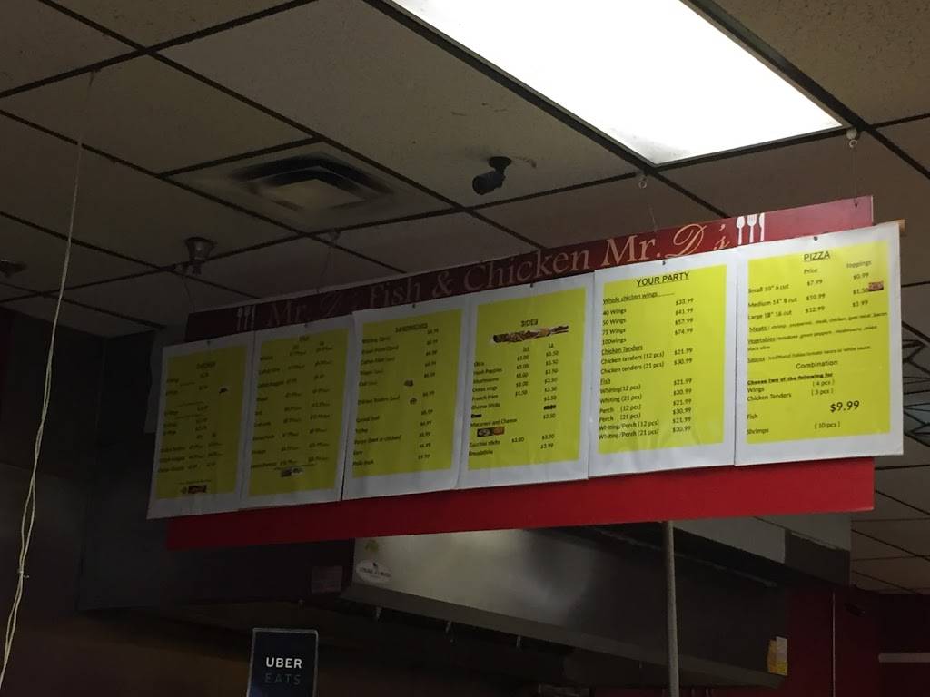 Mr. Ds Fish and Chicken | restaurant | 1860 Centre Ave, Pittsburgh, PA 15219, USA | 4122814141 OR +1 412-281-4141
