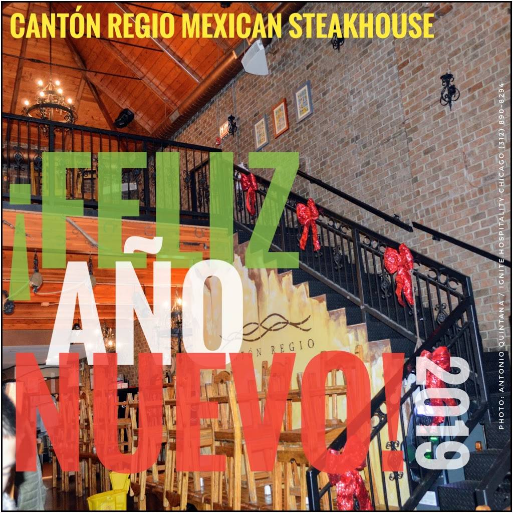 Cantón Regio Mexican Steakhouse | restaurant | 1510 W 18th St, Chicago, IL 60608, USA | 3127333045 OR +1 312-733-3045