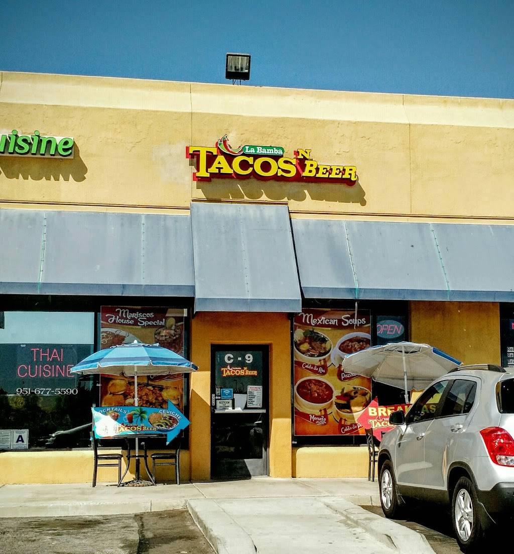 La Bamba Tacos And Beer | restaurant | 40365 Murrieta Hot Springs Rd Suite C-9, Murrieta, CA 92563, USA | 9516985605 OR +1 951-698-5605