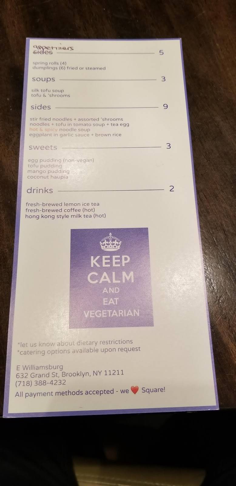 Tofubox | restaurant | 632 Grand St, Brooklyn, NY 11211, USA | 7183884232 OR +1 718-388-4232