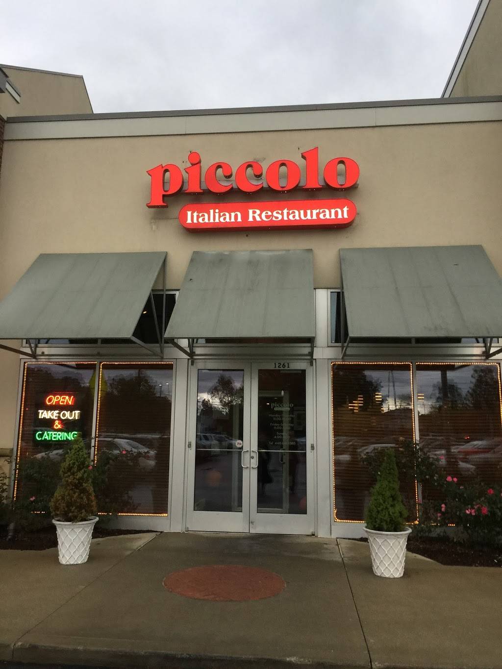 Piccolo Italian Restaurant | restaurant | 1261 Som Center Rd, Mayfield Heights, OH 44124, USA | 4406461383 OR +1 440-646-1383