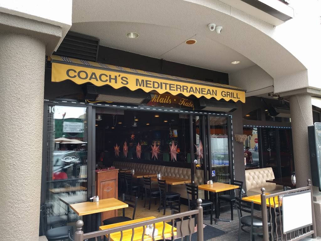 Coachs Mediterranean Grill & Bar | restaurant | 200 Main St #105, Huntington Beach, CA 92648, USA | 7149692233 OR +1 714-969-2233