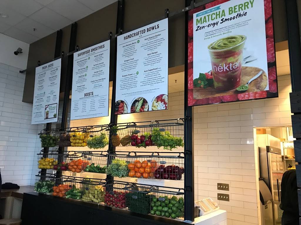 Nekter Juice Bar | cafe | 3456 Blackhawk Plaza Cir Suite D7-D12, Danville, CA 94506, USA | 9254063100 OR +1 925-406-3100