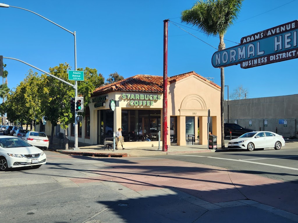 Starbucks | cafe | 3352 Adams Ave, San Diego, CA 92116, USA | 6192822962 OR +1 619-282-2962