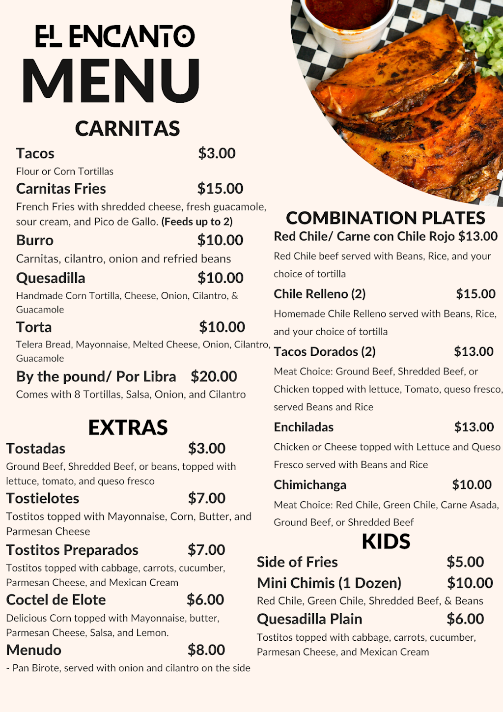 El Encanto Mexican Food | restaurant | 4100 S Palo Verde Rd, Tucson, AZ 85714, USA | 5202444006 OR +1 520-244-4006