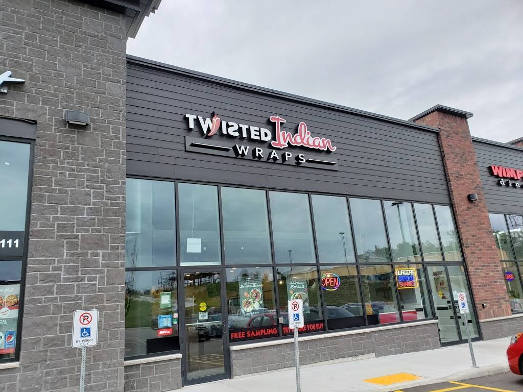 Twisted Indian Wraps - Orillia | restaurant | 685 University Ave Unit 3, Orillia, ON L3V 6H2, Canada | 7053272429 OR +1 705-327-2429