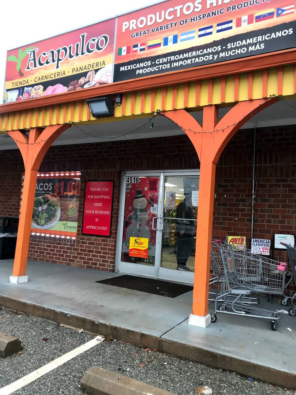 Acapulco Taqueria | restaurant | 4516 W Market St, Greensboro, NC 27407, USA | 3366329623 OR +1 336-632-9623