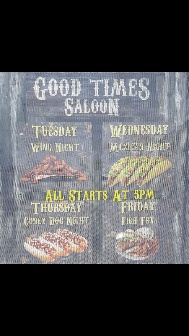 Good Times Saloon Inc | restaurant | 127 N Main St, Payne, OH 45880, USA | 4192632339 OR +1 419-263-2339
