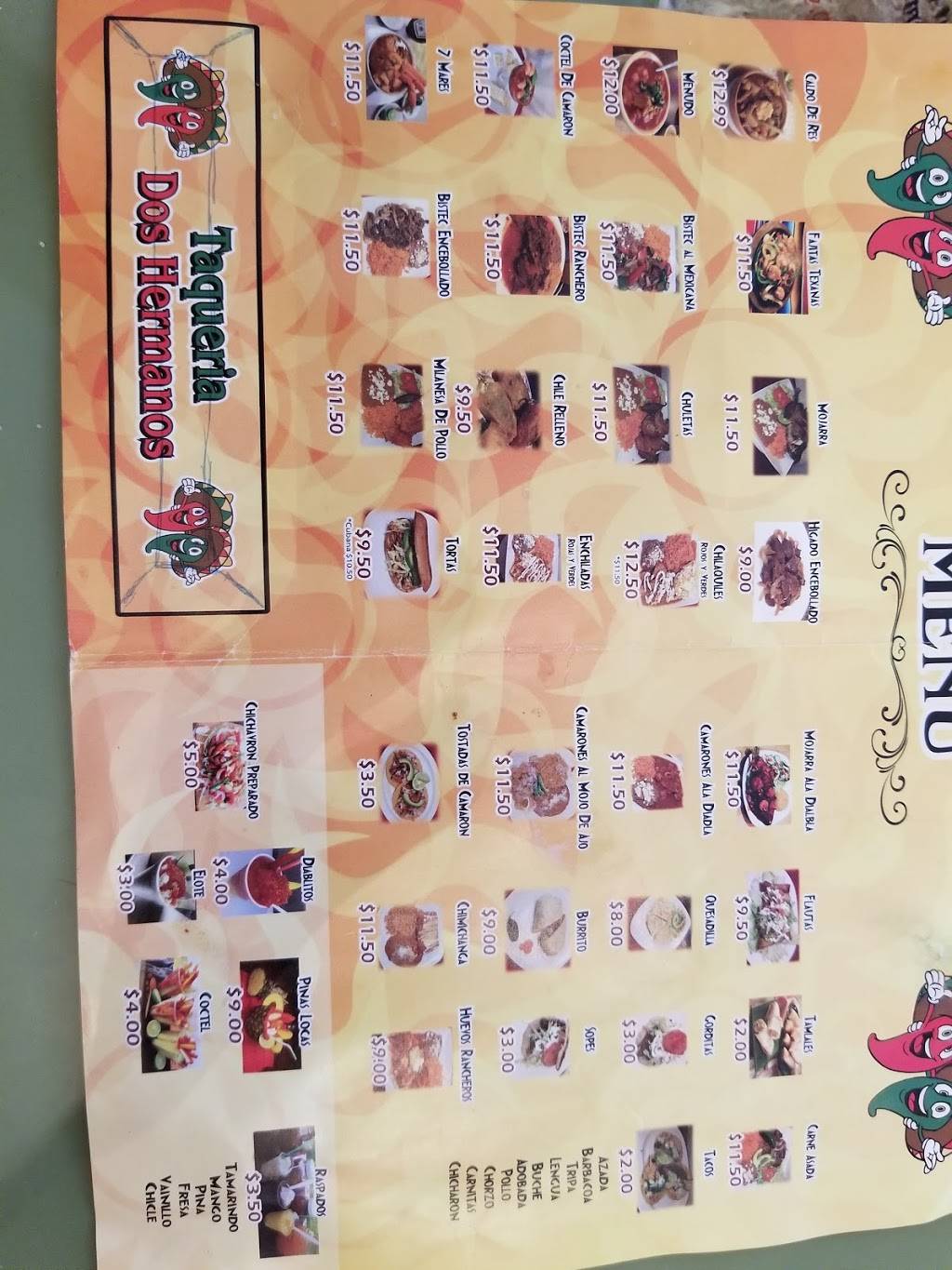 Taqueria Dos Hermanos | restaurant | 422 Bridge St, Washington, NC 27889, USA | 2529750005 OR +1 252-975-0005