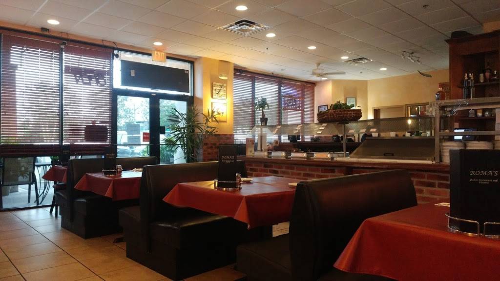 Romas Italian & Pizzeria | restaurant | 14965 Old St Augustine Rd #101, Jacksonville, FL 32258, USA | 9048802000 OR +1 904-880-2000
