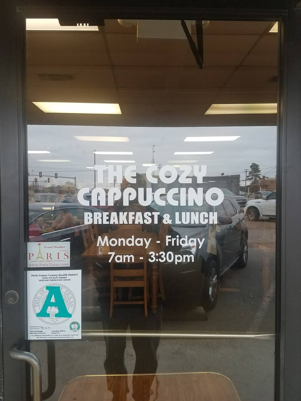 Cozy Cappuccino | cafe | 1001 S Collegiate Dr, Paris, TX 75460, USA | 9037379119 OR +1 903-737-9119