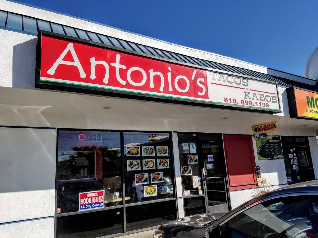 Antonios Tacos and Kabob | restaurant | 13630 Van Nuys Blvd #105, Pacoima, CA 91331, USA | 8188991199 OR +1 818-899-1199