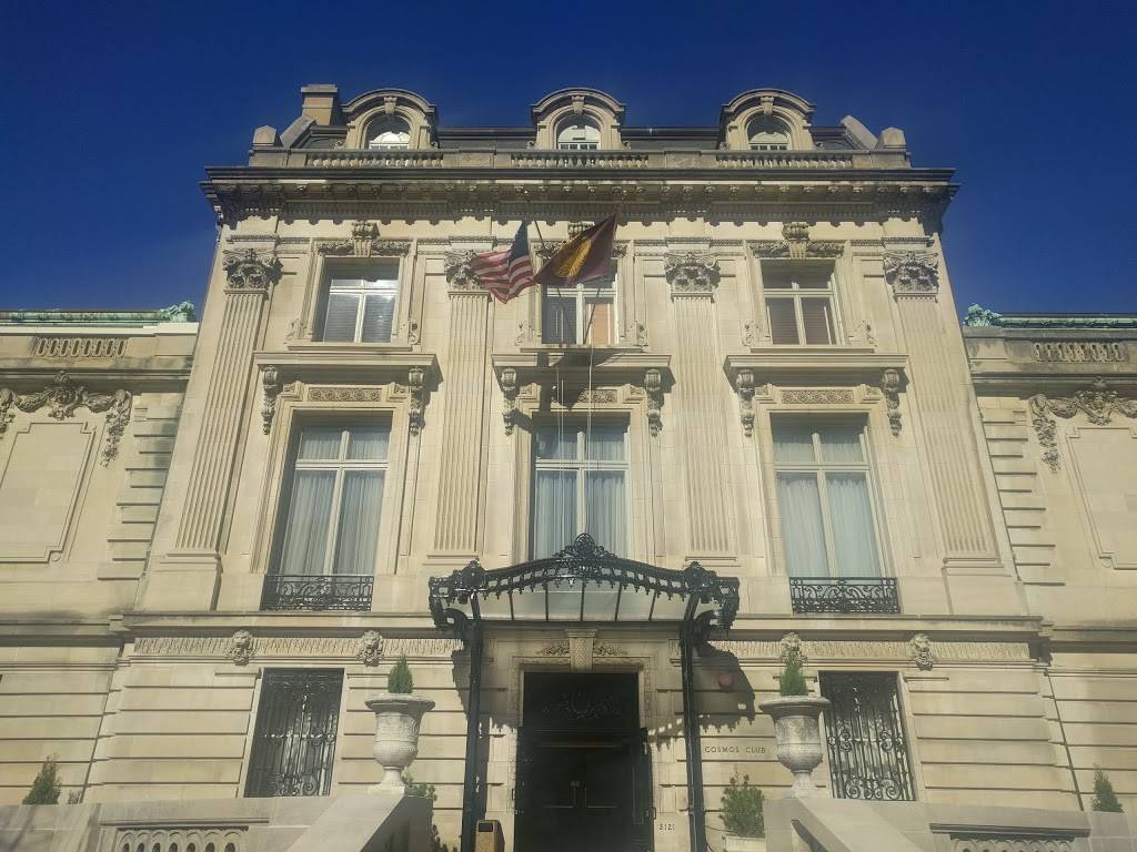 Cosmos Club | restaurant | 2121 Massachusetts Ave NW, Washington, DC 20008, USA | 2023877783 OR +1 202-387-7783