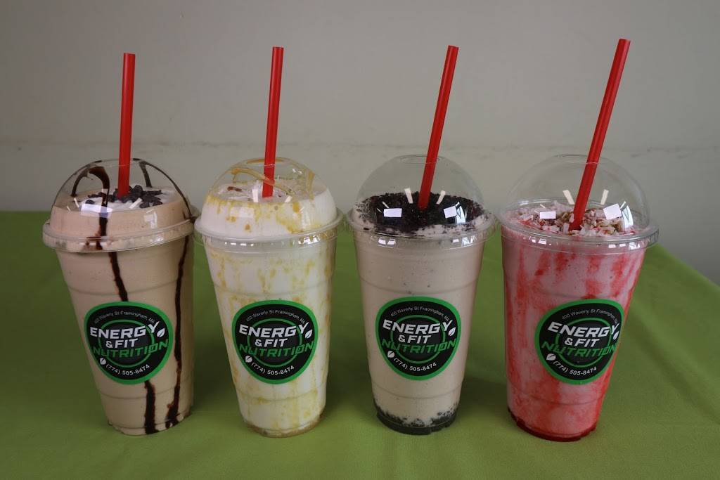 Energy & Fit Nutrition | restaurant | 400 Waverly St, Framingham, MA 01702, USA | 7745058474 OR +1 774-505-8474