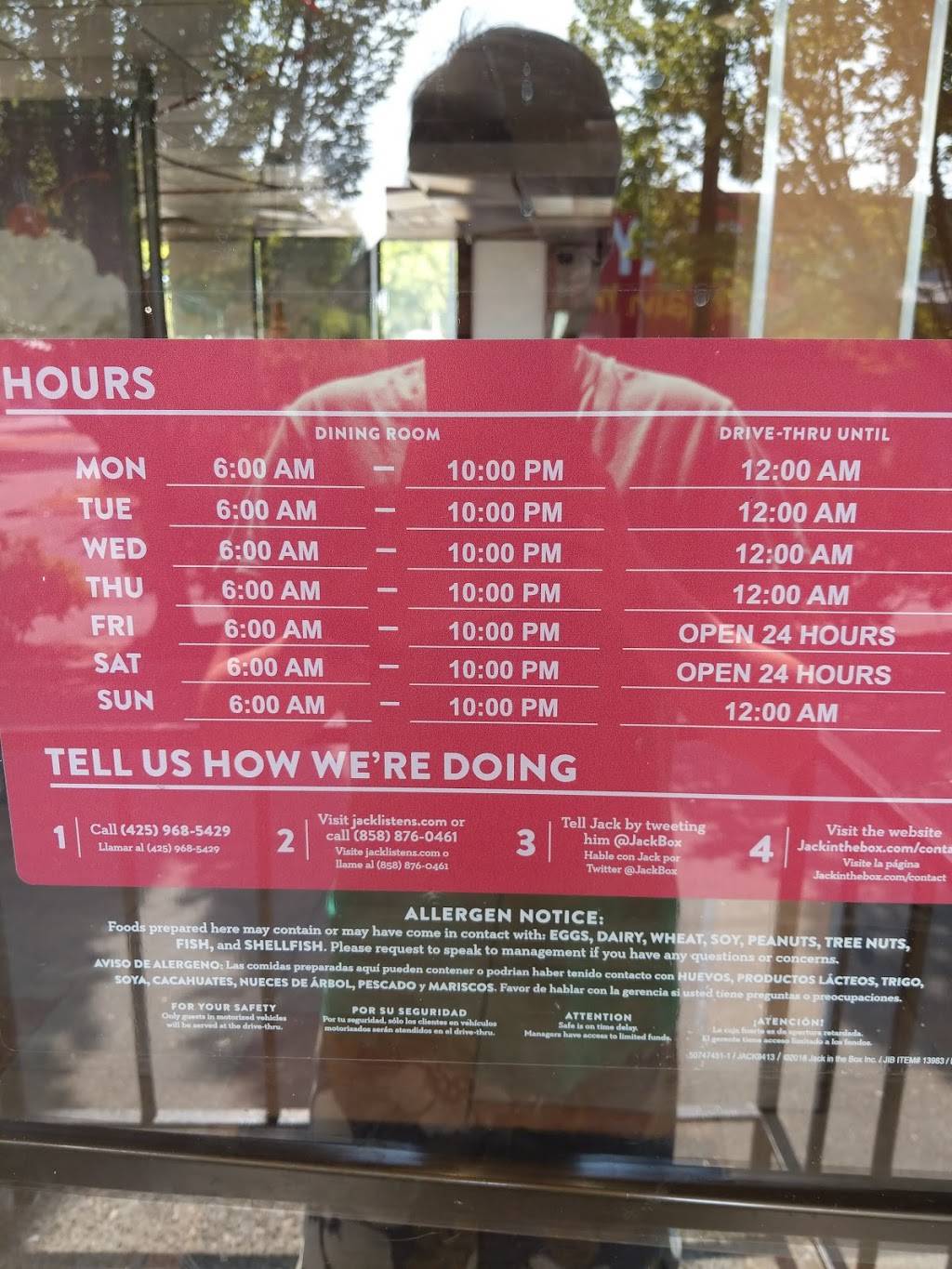 Jack in the Box | restaurant | 2813 NE Sunset Blvd, Renton, WA 98056, USA | 4252285207 OR +1 425-228-5207