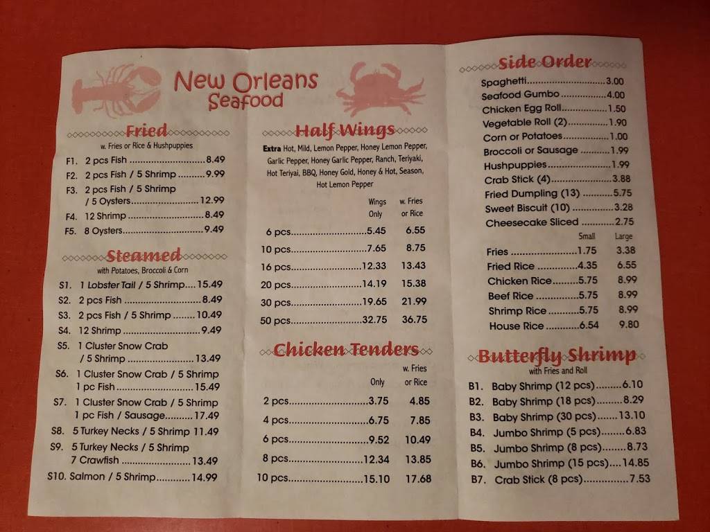 New Orleans Seafood #3 | restaurant | 5823 Winchester Rd, Memphis, TN 38115, USA | 9015675556 OR +1 901-567-5556