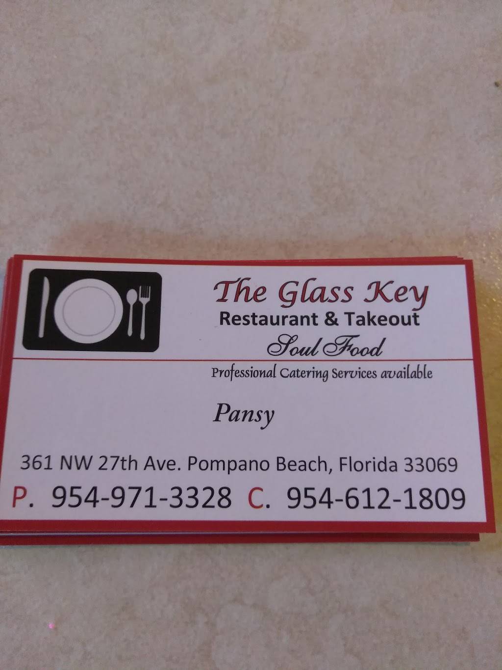 Glasskey Restaurant & Take-Out | meal takeaway | 361 NW 27th Ave, Pompano Beach, FL 33069, USA | 9549713328 OR +1 954-971-3328