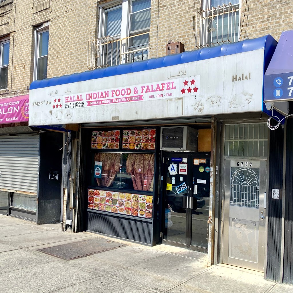 Halal Indian Food & Falafel | restaurant | 6742 5th Ave, Brooklyn, NY 11220, USA | 7188338433 OR +1 718-833-8433