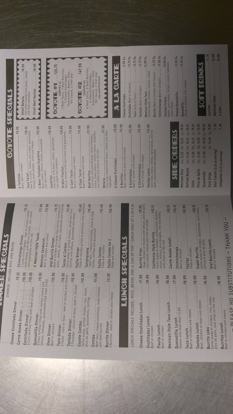 El Coyote Loko | restaurant | 34718 Plymouth Rd, Livonia, MI 48150, USA | 7345221804 OR +1 734-522-1804