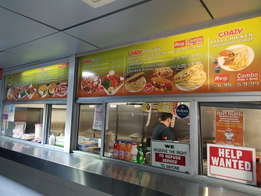 Crazy Falafel Los Angeles | meal takeaway | 19336 Ventura Blvd, Tarzana, CA 91356, USA | 8189758052 OR +1 818-975-8052