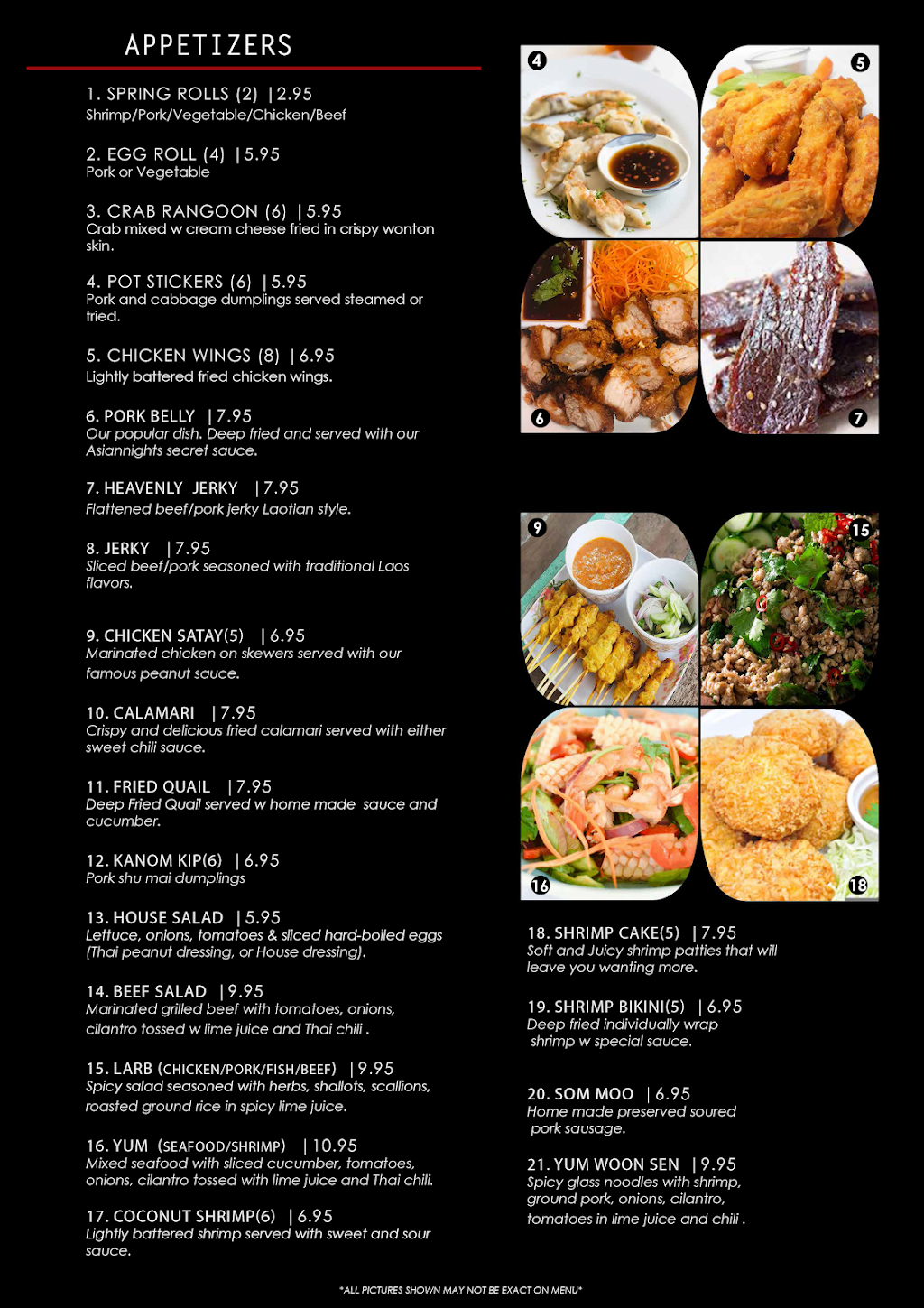 Asiannights Lao-Thai Cuisine & Bar | meal takeaway | 2905 N Beach St, Fort Worth, TX 76111, USA | 6822433226 OR +1 682-243-3226