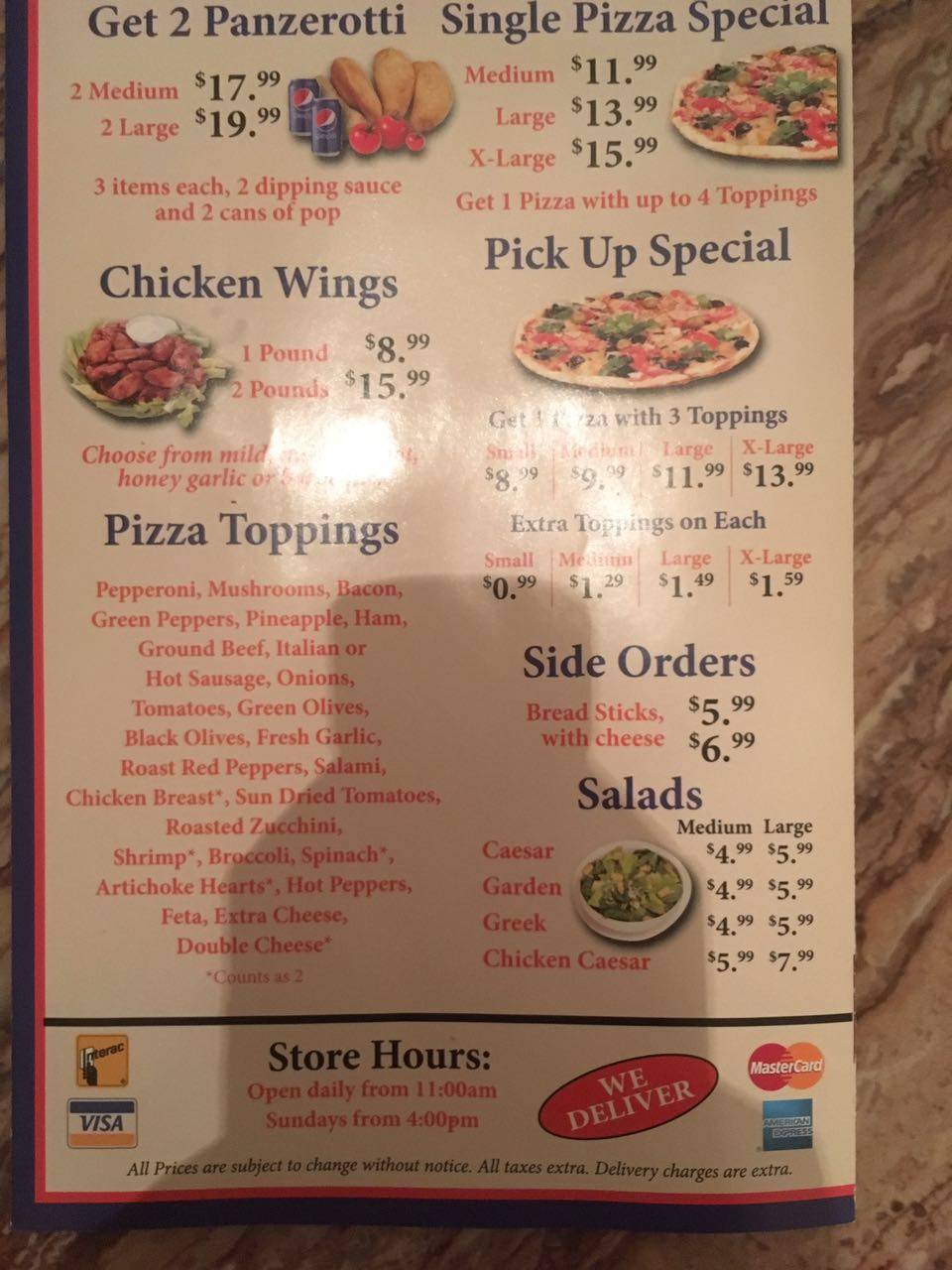 Avanti Pizza | restaurant | 218 Silvercreek Pkwy N, Guelph, ON N1H 8E8, Canada | 5197664222 OR +1 519-766-4222