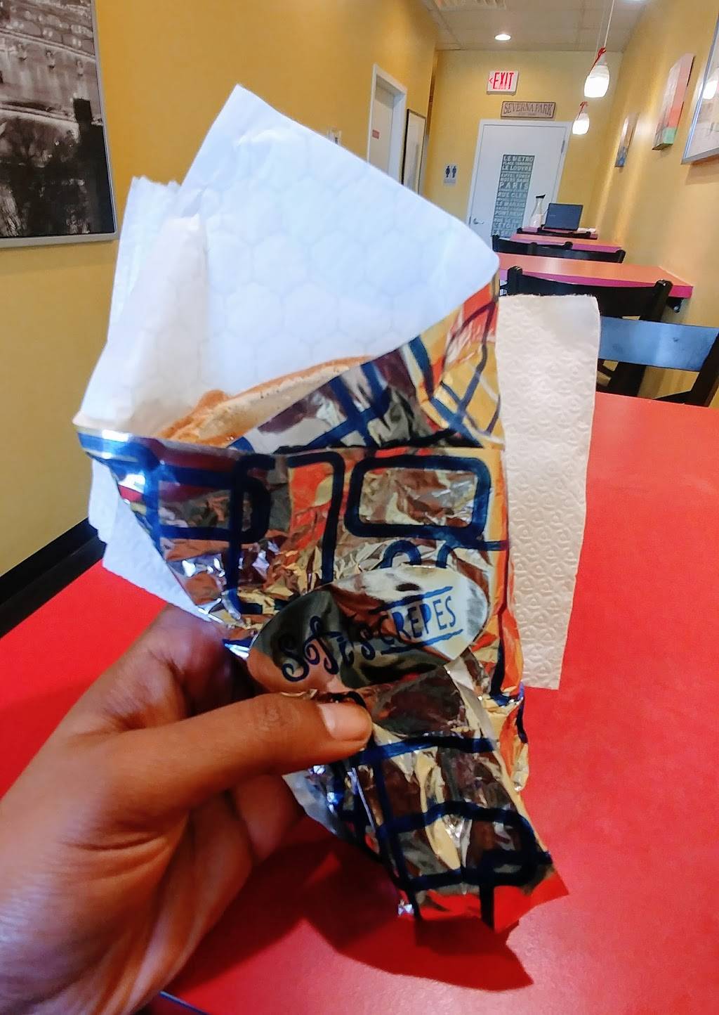 Sofis Crepes | restaurant | 560 Baltimore Annapolis Blvd, Severna Park, MD 21146, USA | 4106476300 OR +1 410-647-6300