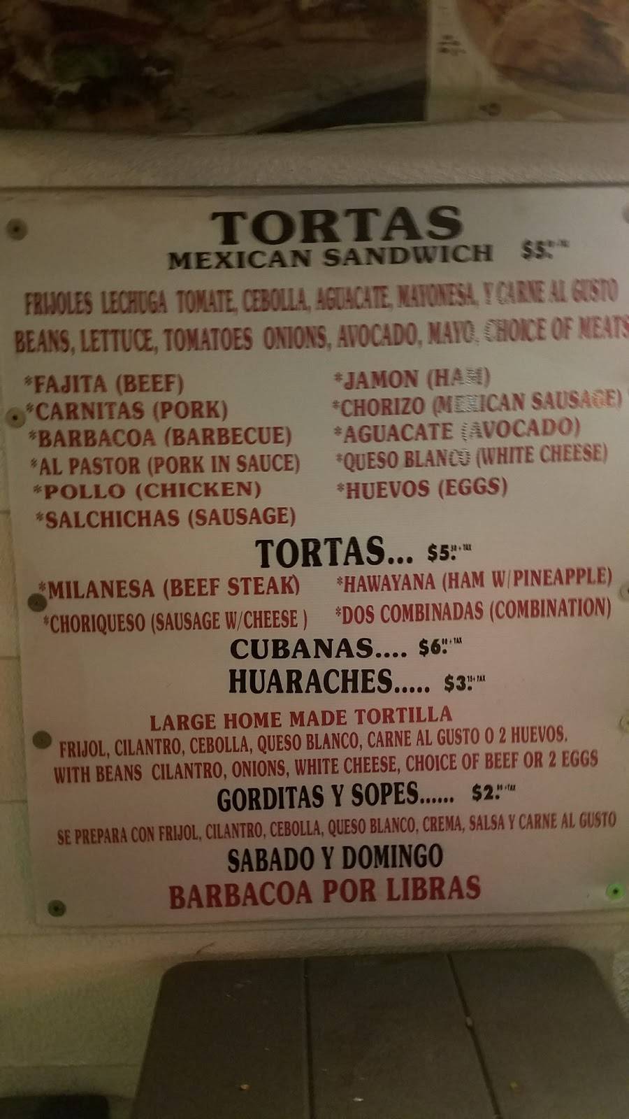 Dannys Tortas Y Tacos | restaurant | 3736 Marvin D Love Fwy, Dallas, TX 75224, USA | 2143752860 OR +1 214-375-2860