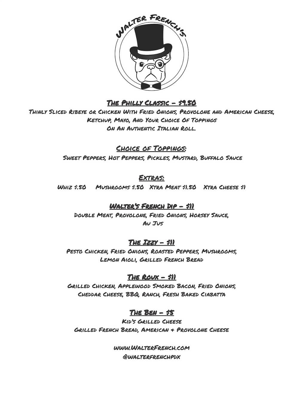 Walter Frenchs | restaurant | 360 SW Zobrist St, Estacada, OR 97023, USA | 9712880058 OR +1 971-288-0058