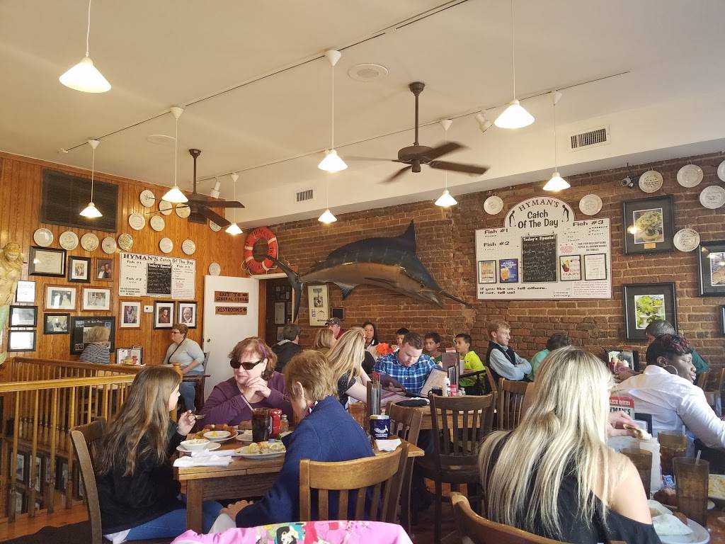Hymans Seafood | restaurant | 215 Meeting St, Charleston, SC 29401, USA | 8437236000 OR +1 843-723-6000