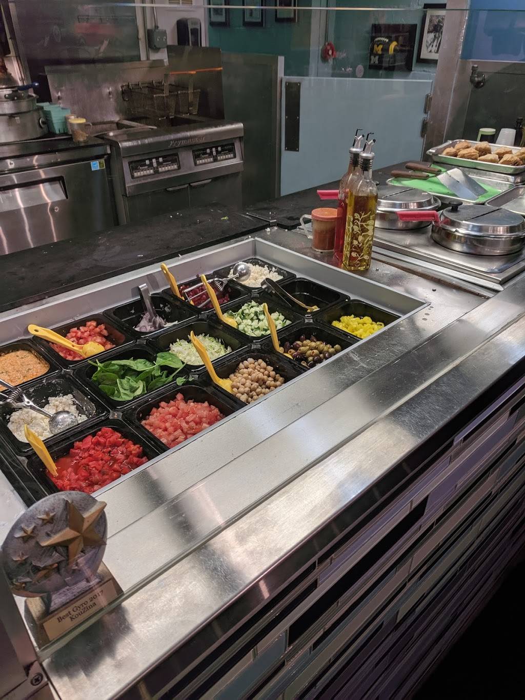 KouZina Greek Street Food | restaurant | 332 S Main St, Ann Arbor, MI 48104, USA | 7349975155 OR +1 734-997-5155