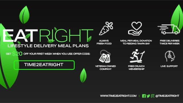 Eat Right Meal Plans | meal delivery | 1607 N Marion St, Tampa, FL 33602, USA | 8135009339 OR +1 813-500-9339