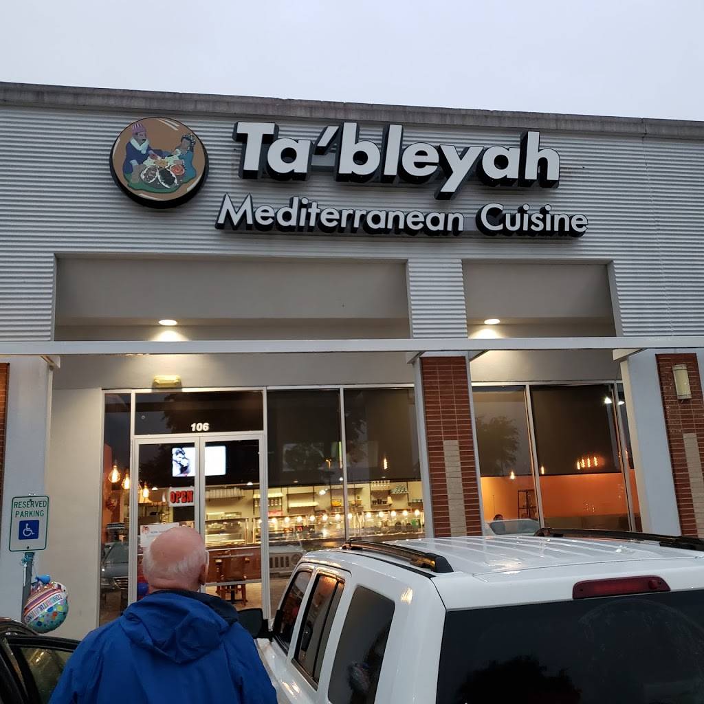 Ta’bleyah Mediterranean Cuisine | restaurant | 525 Sawdust Rd, The Woodlands, TX 77380, USA | 8326639842 OR +1 832-663-9842