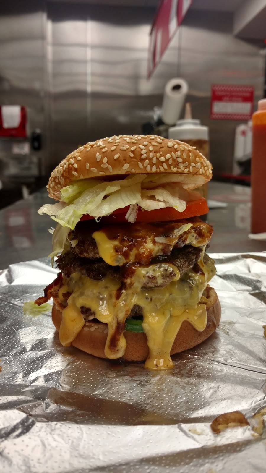 Five Guys | meal takeaway | 9180 N Fwy Service Rd E, Fort Worth, TX 76177, USA | 8177501030 OR +1 817-750-1030