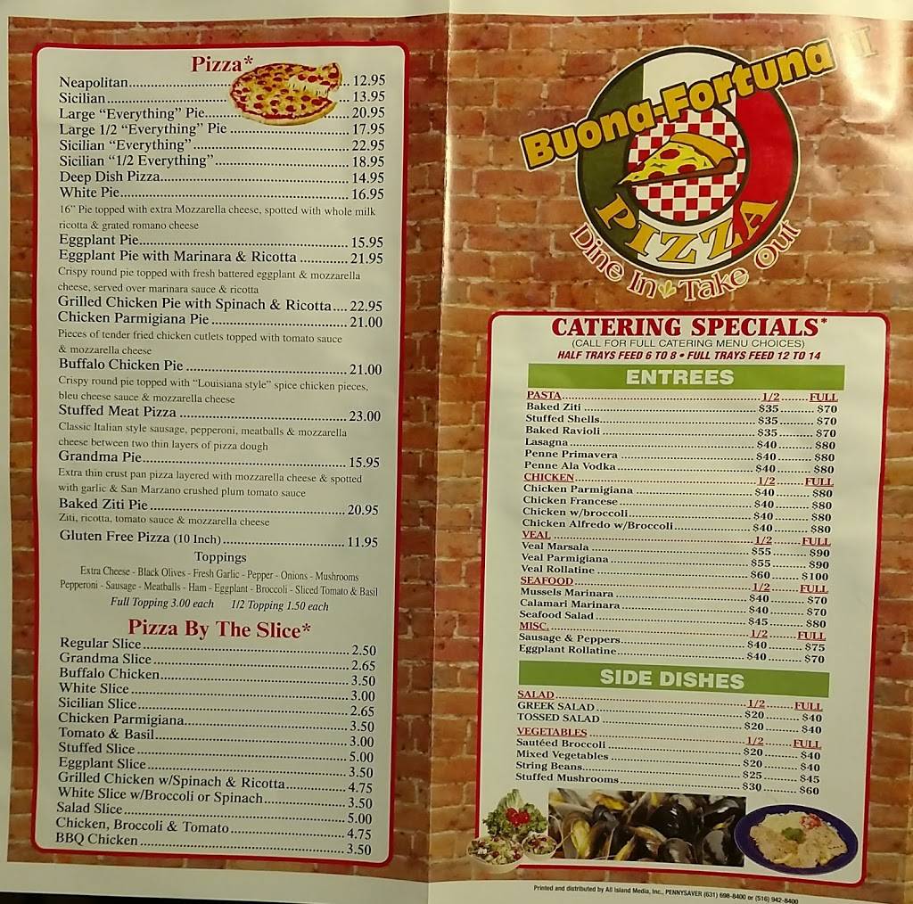 Buona Fortuna 2 | restaurant | 25 E Patchogue Yaphank Rd, East Patchogue, NY 11772, USA | 6314380818 OR +1 631-438-0818