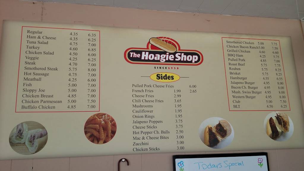 Hoagie Shop | restaurant | 100 Point Plaza, Butler, PA 16001, USA | 7242853678 OR +1 724-285-3678