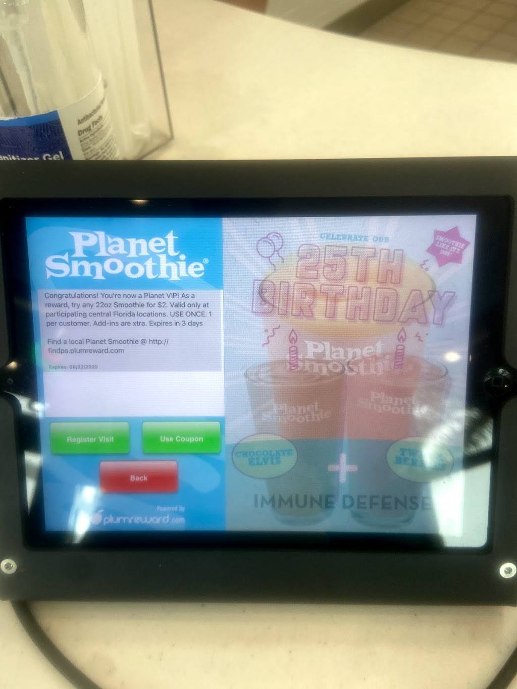 Planet Smoothie | restaurant | 8262 Champions Gate Blvd, Championsgate, FL 33896, USA | 4074792938 OR +1 407-479-2938